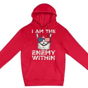 I Am The Enemy Within Kamala Harris 2024 Merch Premium Pullover Hoodie