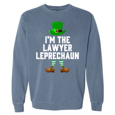 I Am The Lawyer Leprechaun Funny Giftst Patricks Day Tee Gift Funny Gift Garment-Dyed Sweatshirt