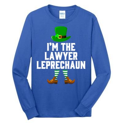 I Am The Lawyer Leprechaun Funny Giftst Patricks Day Tee Gift Funny Gift Tall Long Sleeve T-Shirt