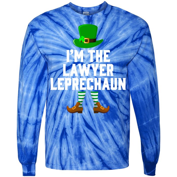 I Am The Lawyer Leprechaun Funny Giftst Patricks Day Tee Gift Funny Gift Tie-Dye Long Sleeve Shirt