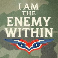 I Am The Enemy Within Legacy Tie Dye Trucker Hat