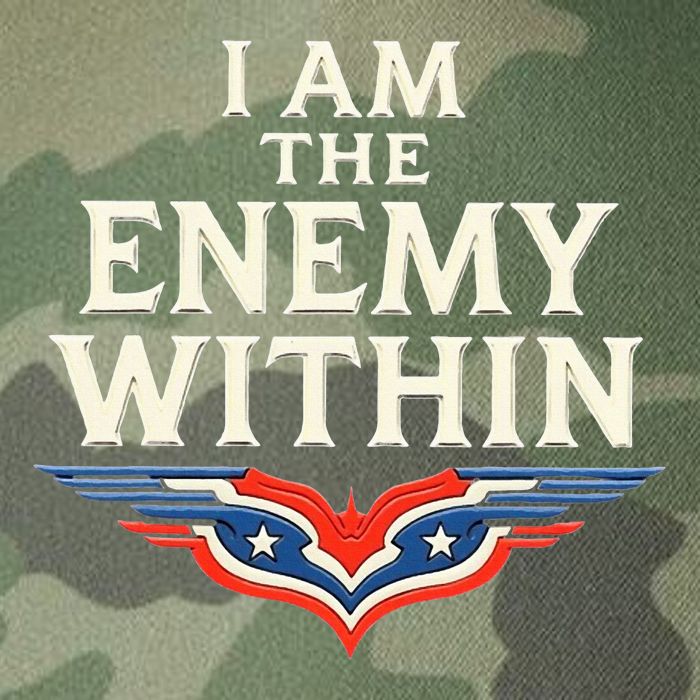 I Am The Enemy Within Legacy Tie Dye Trucker Hat