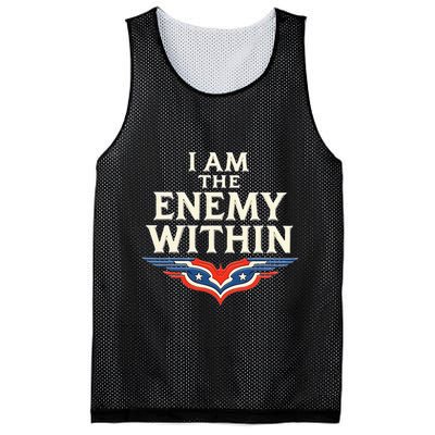 I Am The Enemy Within Mesh Reversible Basketball Jersey Tank