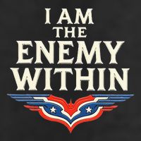 I Am The Enemy Within 25L Jumbo Tote