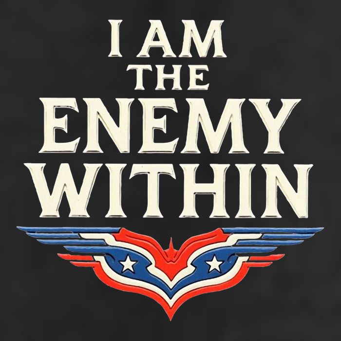 I Am The Enemy Within 25L Jumbo Tote