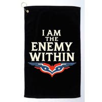 I Am The Enemy Within Golf Towel