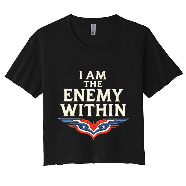 I Am The Enemy Within Crop Top