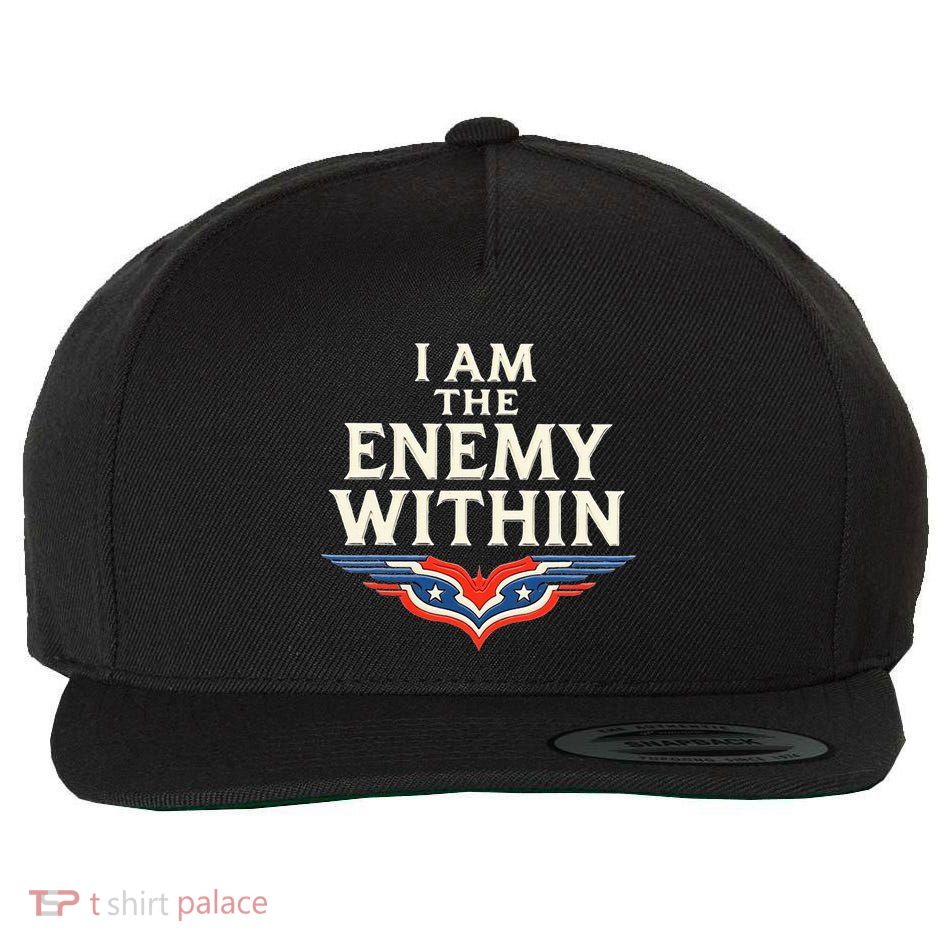 I Am The Enemy Within Wool Snapback Cap