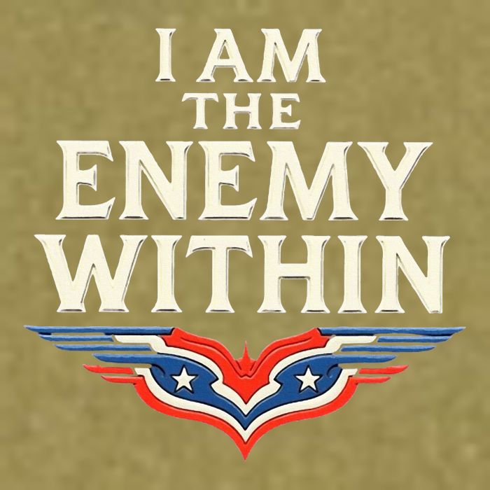 I Am The Enemy Within Garment-Dyed Women's Muscle Tee