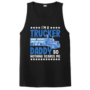 I´m A Trucker Daddy Nothing Scares Me Father´s Day America PosiCharge Competitor Tank