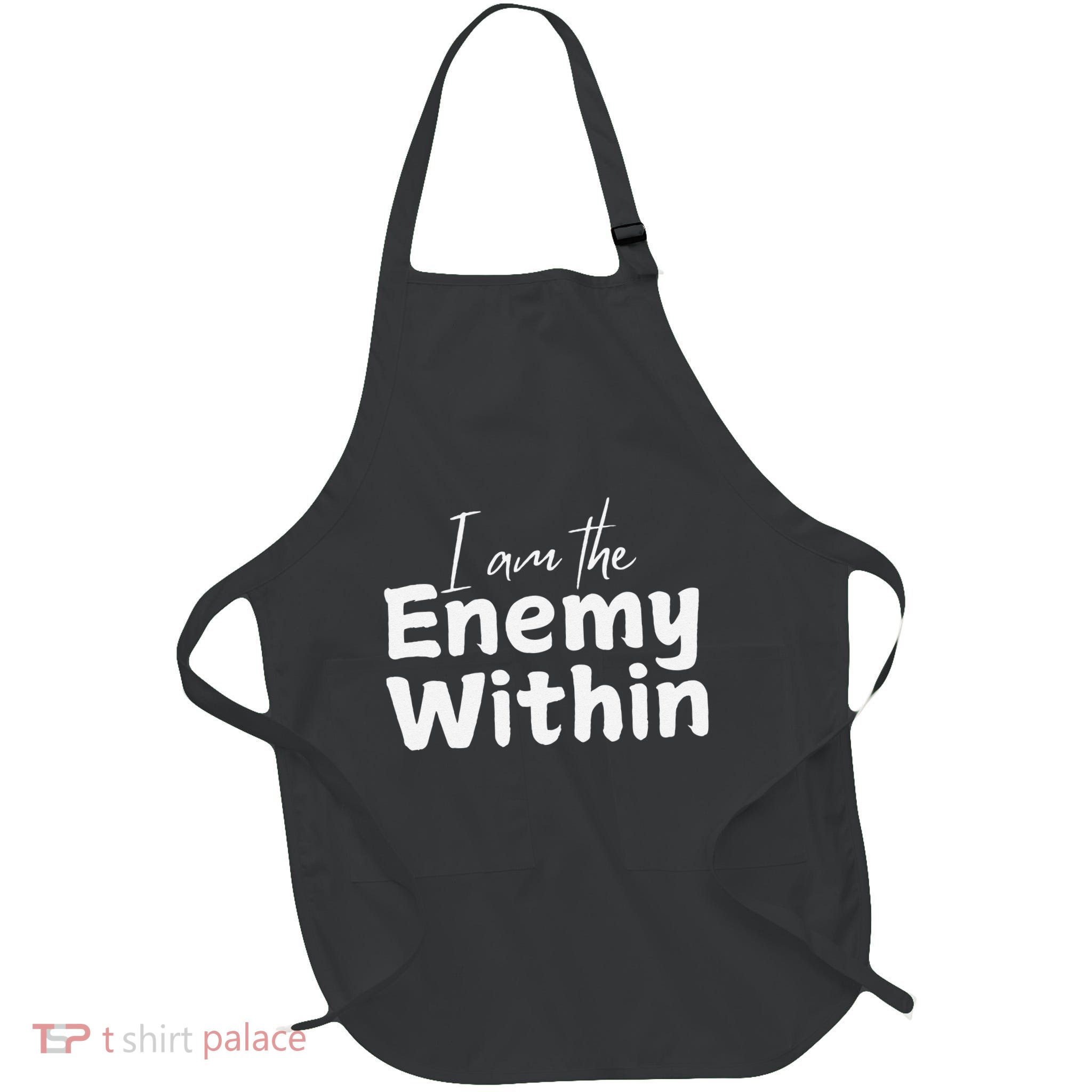 I Am The Enemy Within Full-Length Apron With Pockets