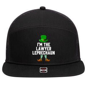 I Am The Lawyer Leprechaun Cute Giftst Patricks Day Tee Gift Cool Gift 7 Panel Mesh Trucker Snapback Hat