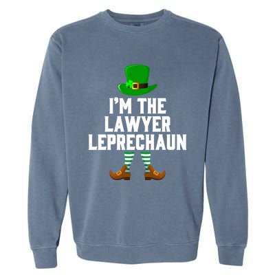 I Am The Lawyer Leprechaun Cute Giftst Patricks Day Tee Gift Cool Gift Garment-Dyed Sweatshirt