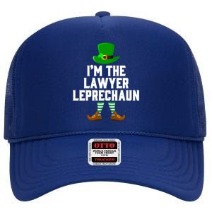 I Am The Lawyer Leprechaun Cute Giftst Patricks Day Tee Gift Cool Gift High Crown Mesh Back Trucker Hat