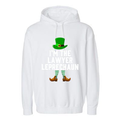 I Am The Lawyer Leprechaun Cute Giftst Patricks Day Tee Gift Cool Gift Garment-Dyed Fleece Hoodie