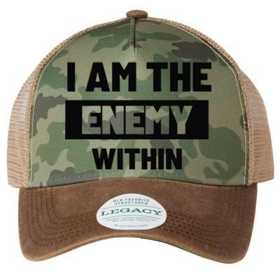 I Am The Enemy Within Legacy Tie Dye Trucker Hat