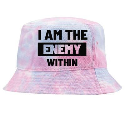 I Am The Enemy Within Tie-Dyed Bucket Hat