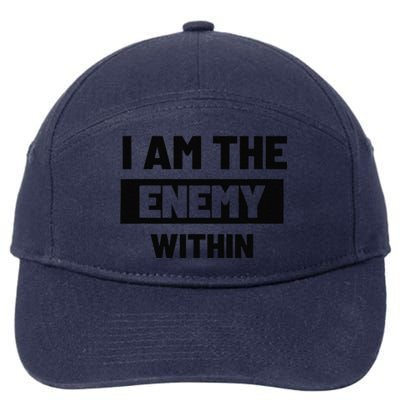 I Am The Enemy Within 7-Panel Snapback Hat