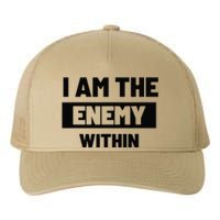 I Am The Enemy Within Yupoong Adult 5-Panel Trucker Hat