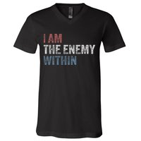 I Am The Enemy Within V-Neck T-Shirt