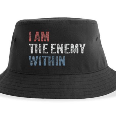 I Am The Enemy Within Sustainable Bucket Hat