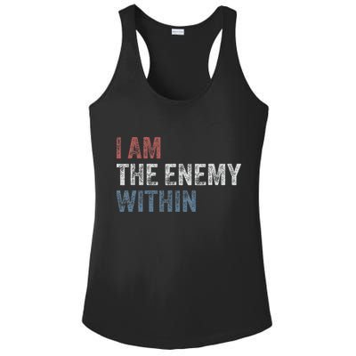 I Am The Enemy Within Ladies PosiCharge Competitor Racerback Tank