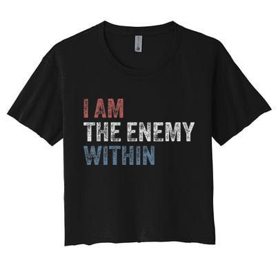 I Am The Enemy Within Crop Top