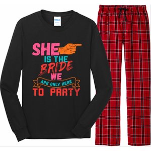 I Am The Bride Set Of 3 Designs 2/3 Funny Bachelorette Party Cool Gift Long Sleeve Pajama Set