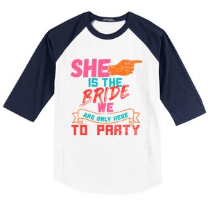 I Am The Bride Set Of 3 Designs 2/3 Funny Bachelorette Party Cool Gift Baseball Sleeve Shirt