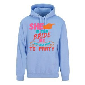 I Am The Bride Set Of 3 Designs 2/3 Funny Bachelorette Party Cool Gift Unisex Surf Hoodie