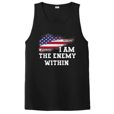 I Am The Enemy Within Harris Walz 2024 PosiCharge Competitor Tank