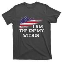 I Am The Enemy Within Harris Walz 2024 T-Shirt