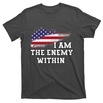 I Am The Enemy Within Harris Walz 2024 T-Shirt