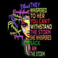 I Am The Storm Outfit Junenth Gift Black History Great Gift Performance Shirt
