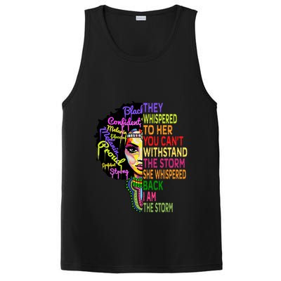 I Am The Storm Outfit Junenth Gift Black History Great Gift PosiCharge Competitor Tank