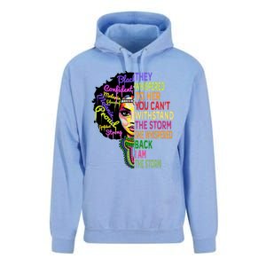 I Am The Storm Outfit Junenth Gift Black History Great Gift Unisex Surf Hoodie