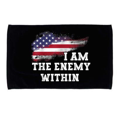 I Am The Enemy Within Microfiber Hand Towel