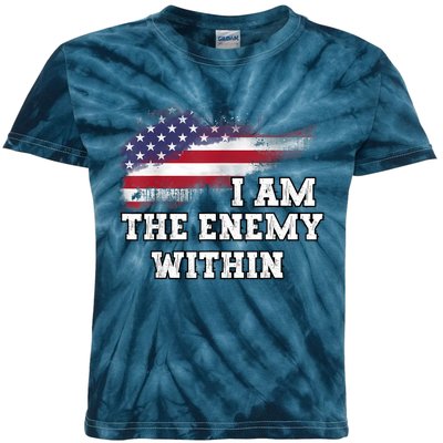 I Am The Enemy Within Kids Tie-Dye T-Shirt