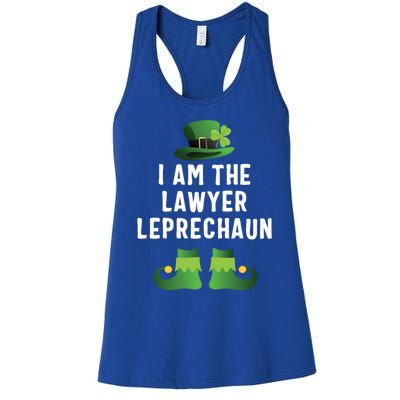 I Am The Lawyer Leprechaun St Patricks Day Gift Women's Racerback Tank