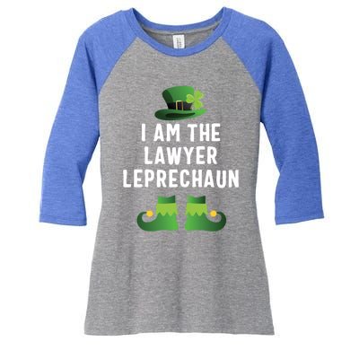 I Am The Lawyer Leprechaun St Patricks Day Gift Women's Tri-Blend 3/4-Sleeve Raglan Shirt