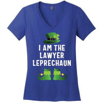 I Am The Lawyer Leprechaun St Patricks Day Gift Women's V-Neck T-Shirt