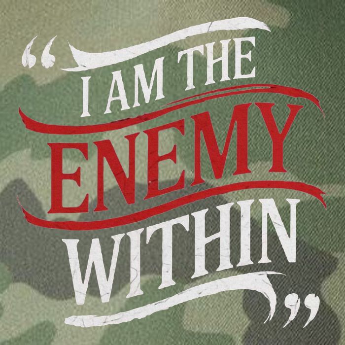 I Am The Enemy Within Legacy Tie Dye Trucker Hat