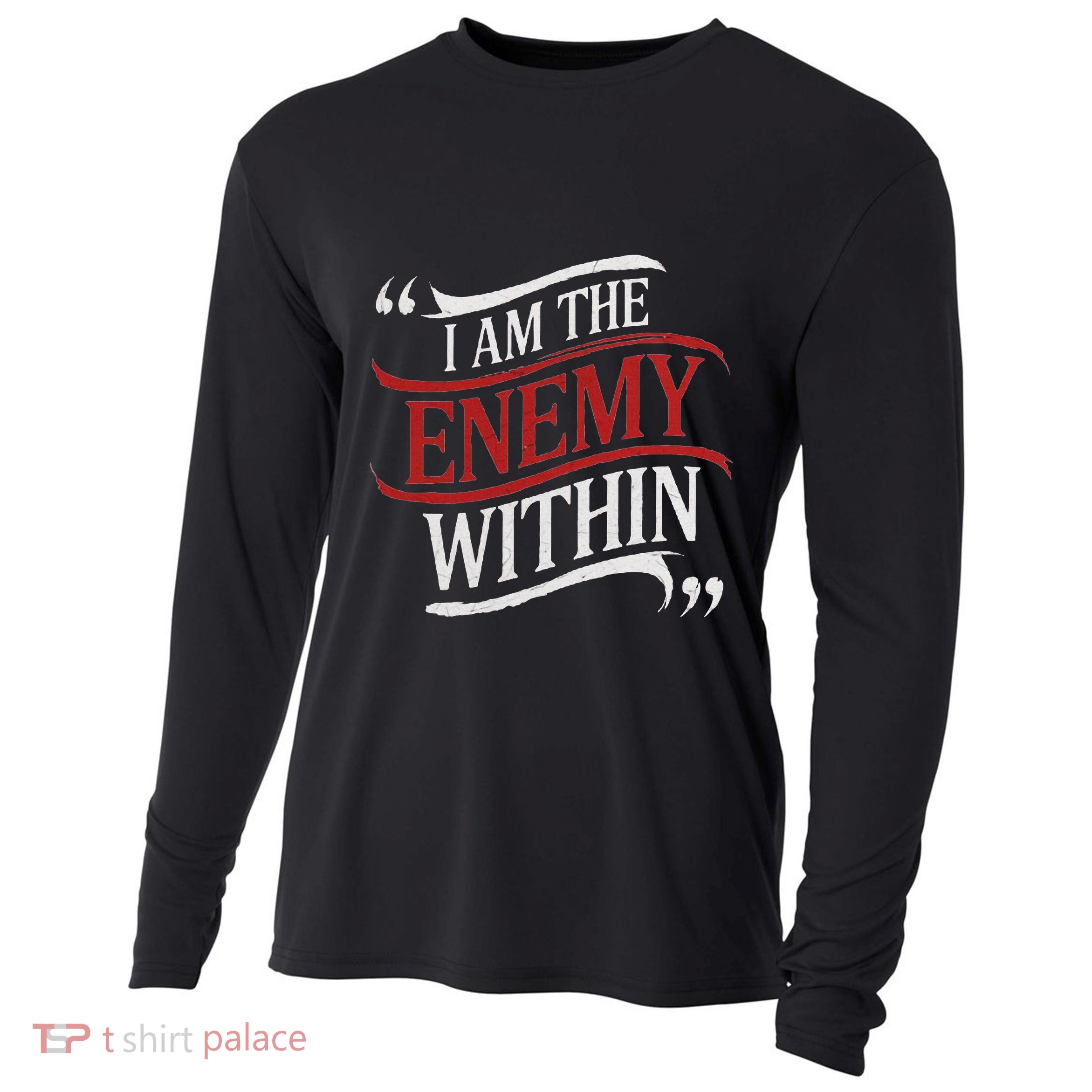 I Am The Enemy Within Cooling Performance Long Sleeve Crew