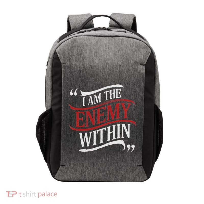 I Am The Enemy Within Vector Backpack