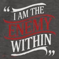 I Am The Enemy Within Vector Backpack
