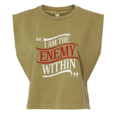I Am The Enemy Within Garment-Dyed Women's Muscle Tee