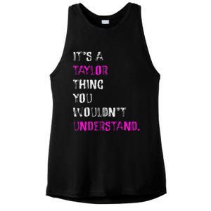 ItS A Taylor Thing Unique Style Ladies PosiCharge Tri-Blend Wicking Tank