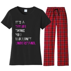 ItS A Taylor Thing Unique Style Women's Flannel Pajama Set