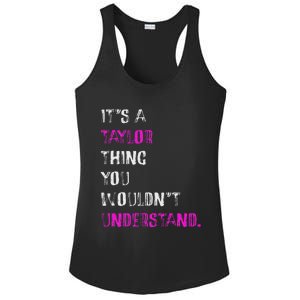 ItS A Taylor Thing Unique Style Ladies PosiCharge Competitor Racerback Tank