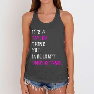 ItS A Taylor Thing Unique Style Women's Knotted Racerback Tank